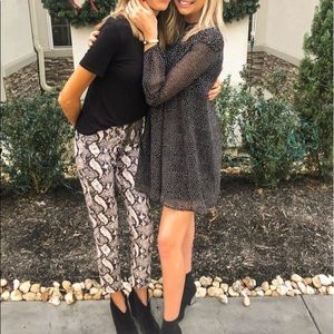 Zara Black and White Polka Dot Dress